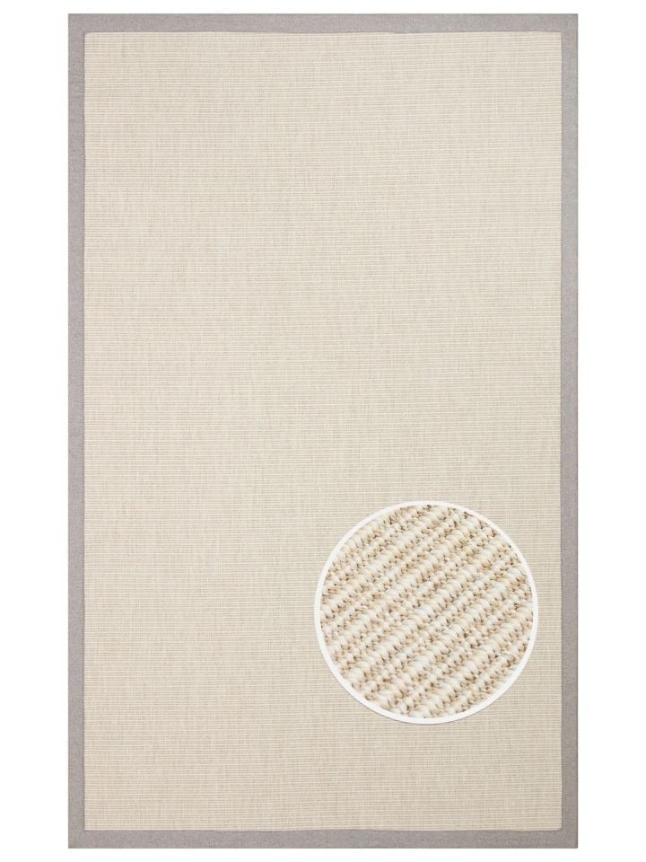 Beta Serisi Bordürlü Sisal Halı NX-5677