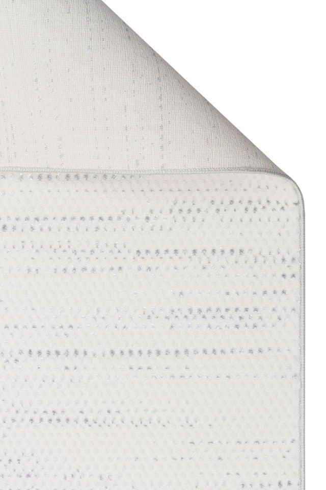 Joy Serisi Makinede Yıkanabilir Ekru/Gri Renk Modern Makine Halısı EH-822