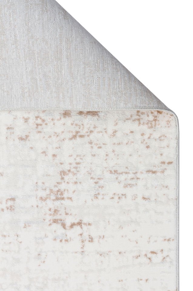 Joy Serisi Makinede Yıkanabilir Ekru/Bej Renk Modern Makine Halısı EH-824