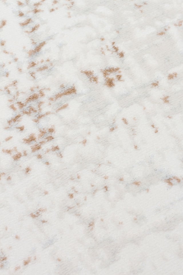 Joy Serisi Makinede Yıkanabilir Ekru/Bej Renk Modern Makine Halısı EH-824