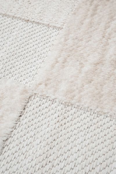 Bony Serisi Ekru Renk Modern Halı CH-100