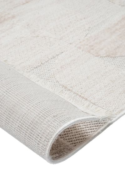 Bony Serisi Ekru Renk Modern Halı CH-100