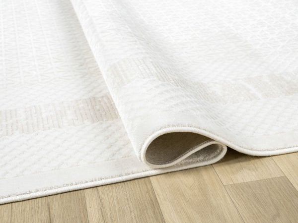 Verona Serisi Bej Renk Akrilik Makine Halısı SH-5111B