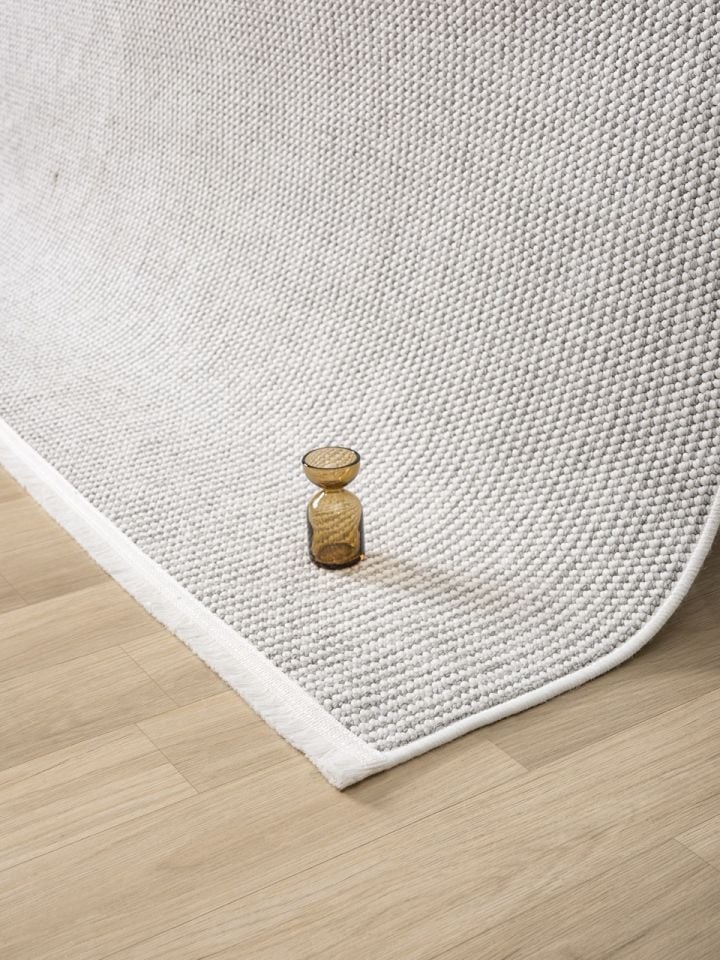 Clam Serisi Bukle Dokuma Modern Ekru/Gri Renk Halı SH-5403