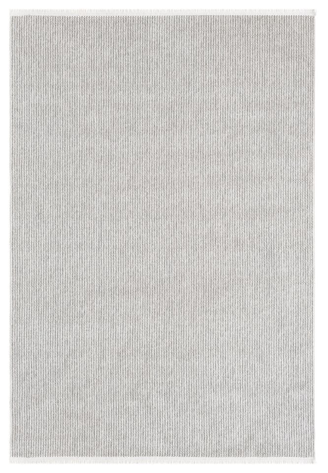 Clam Serisi Bukle Dokuma Modern Ekru/Gri Renk Halı SH-5403