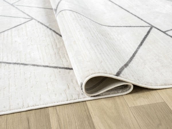 Verona Serisi Antrasit Renk Akrilik Makine Halısı SH-5112A