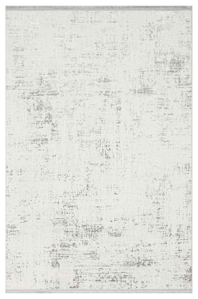 Joy Serisi Makinede Yıkanabilir Ekru/Gri Renk Modern Makine Halısı EH-826
