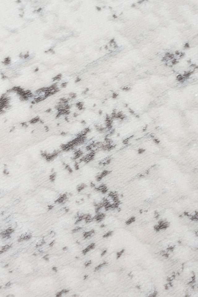 Joy Serisi Makinede Yıkanabilir Ekru/Gri Renk Modern Makine Halısı EH-826