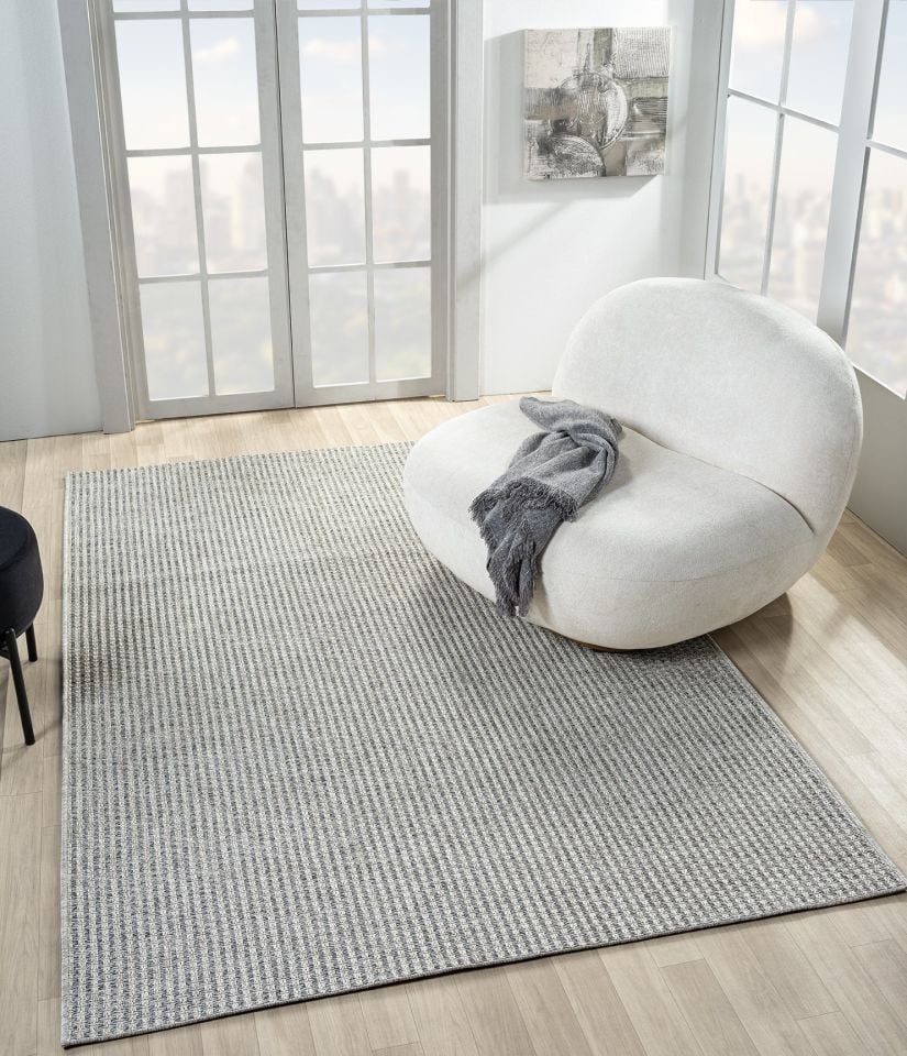 Avina Serisi Gri Kolay Temizlenebilir Sisal Halı SH-12