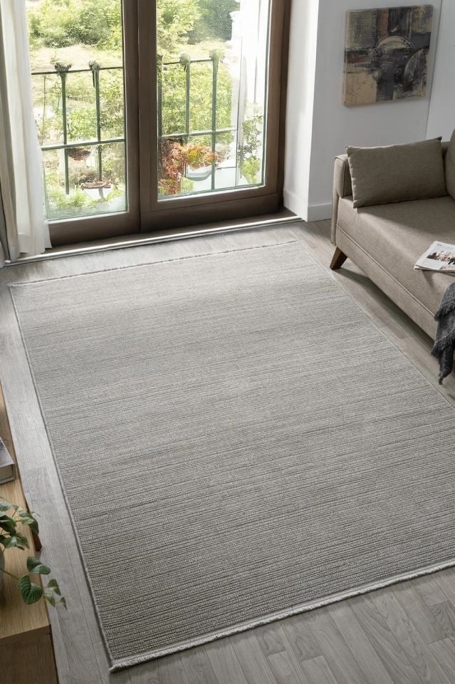 Avina Serisi Gri Kolay Temizlenebilir Sisal Halı RH-8003