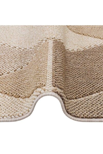 Nordic Serisi Bej Renk Modern Halı TH-74