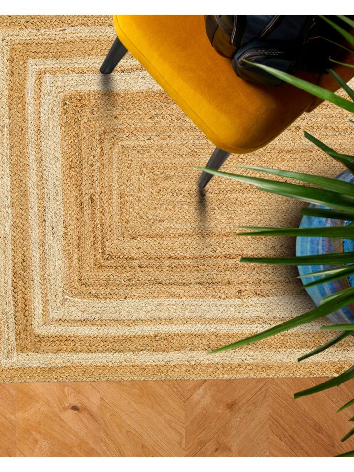 Siena Serisi Natural Renk Jüt El Dokuma Halı NX-1720