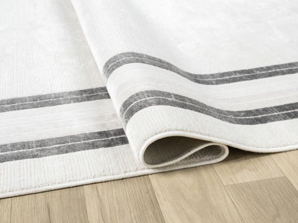 Verona Serisi Antrasit Renk Akrilik Makine Halısı SH-5113A