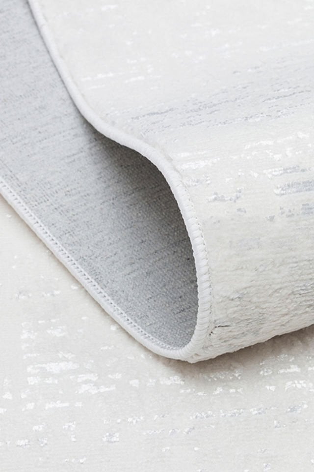 Joy Serisi Makinede Yıkanabilir Ekru Renk Modern Makine Halısı EH-827