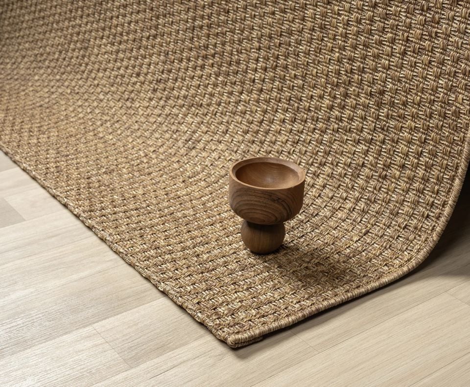 Avina Serisi Kahverengi Kolay Temizlenebilir Sisal Halı SH-13