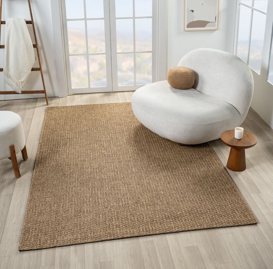 Avina Serisi Kahverengi Kolay Temizlenebilir Sisal Halı SH-13