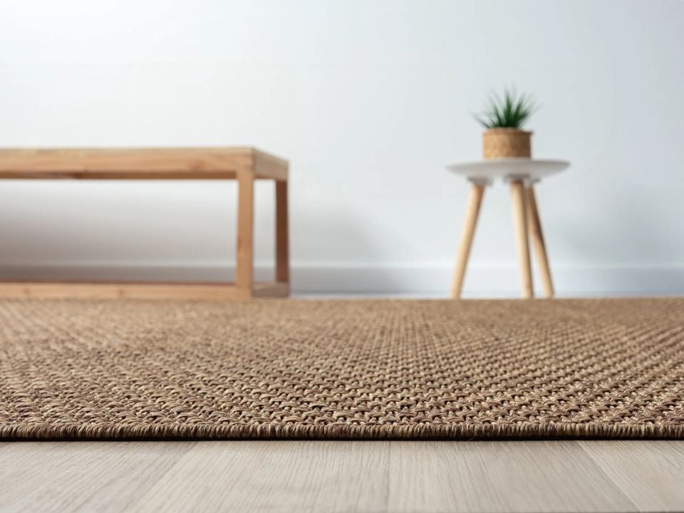 Avina Serisi Kahverengi Kolay Temizlenebilir Sisal Halı SH-13