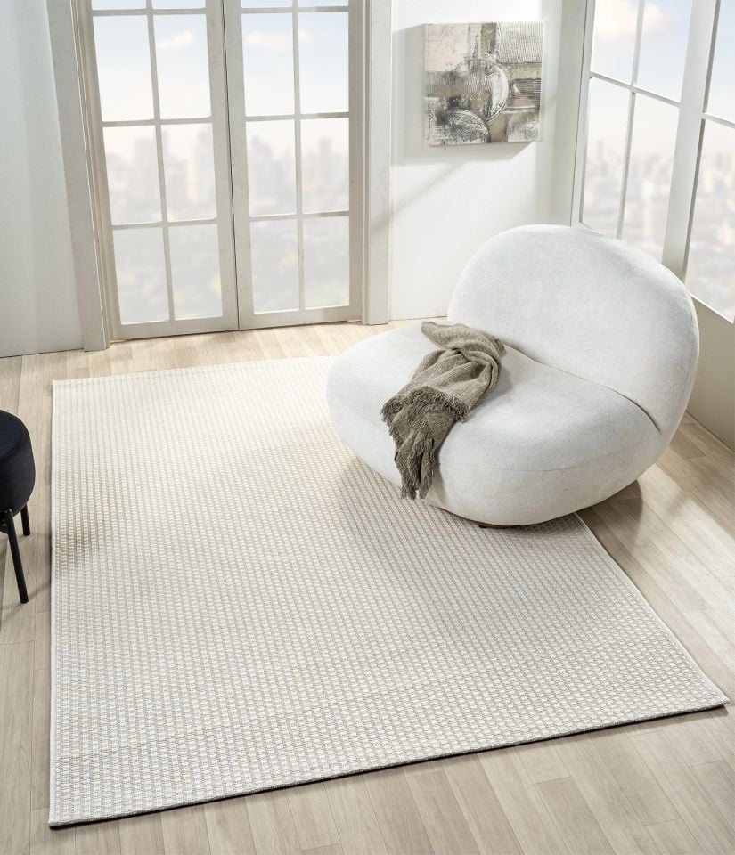 Avina Serisi Krem Kolay Temizlenebilir Sisal Halı SH-14