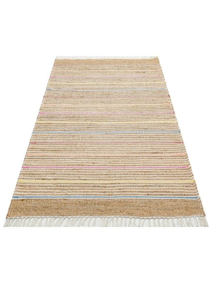 Siena Serisi Multi Renk Jüt El Dokuma Halı NX-1722