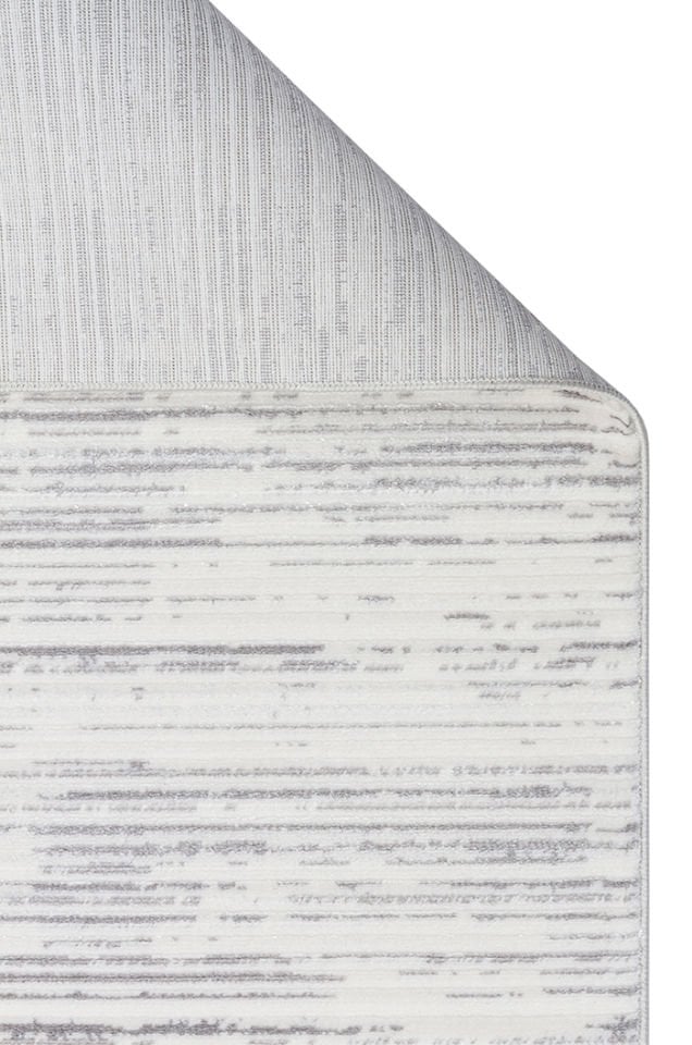 Joy Serisi Makinede Yıkanabilir Ekru/Gri Renk Modern Makine Halısı EH-829