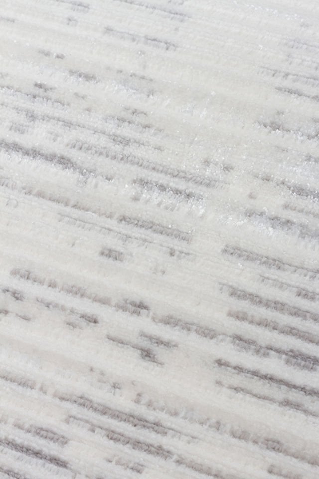 Joy Serisi Makinede Yıkanabilir Ekru/Gri Renk Modern Makine Halısı EH-829