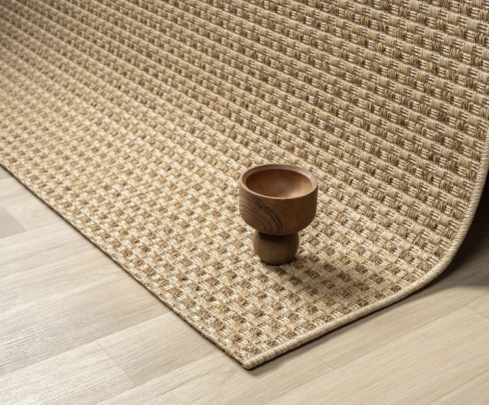 Avina Serisi Bej Kolay Temizlenebilir Sisal Halı SH-15
