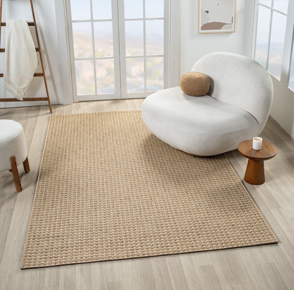 Avina Serisi Bej Kolay Temizlenebilir Sisal Halı SH-15