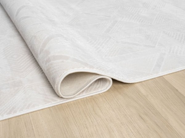 Verona Serisi Krem Renk Akrilik Makine Halısı SH-5116K