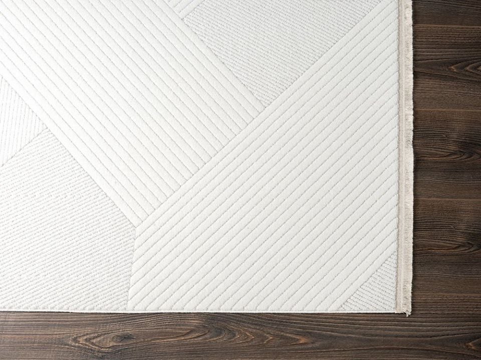 FIRSAT ÖLÇÜ 160x230 Ekru Renk Modern Halı