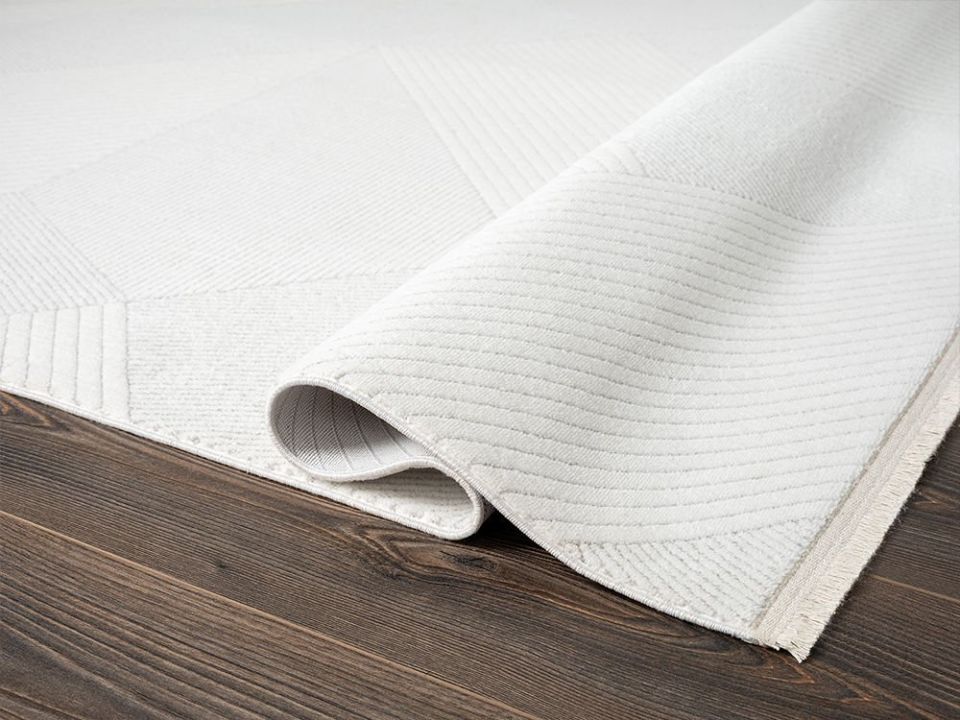 FIRSAT ÖLÇÜ 160x230 Ekru Renk Modern Halı