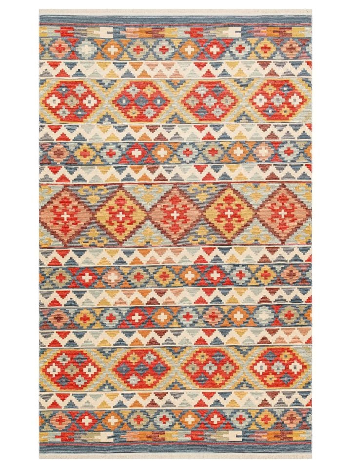 Eva Kilim Çift Taraflı Kullanıma Uygun Yıkanabilir Kilim EH-02