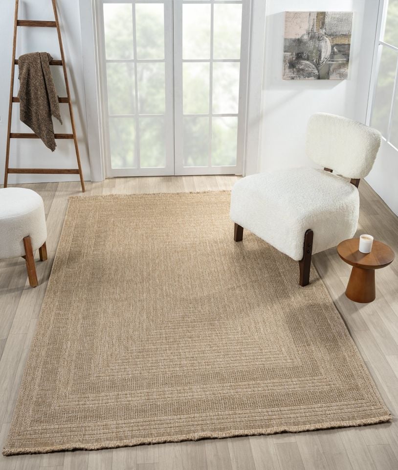 Avina Serisi Bej Kolay Temizlenebilir Sisal Halı SH-16