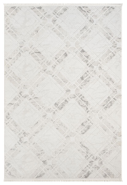 Verona Serisi Gri Renk Akrilik Makine Halısı SH-5117G