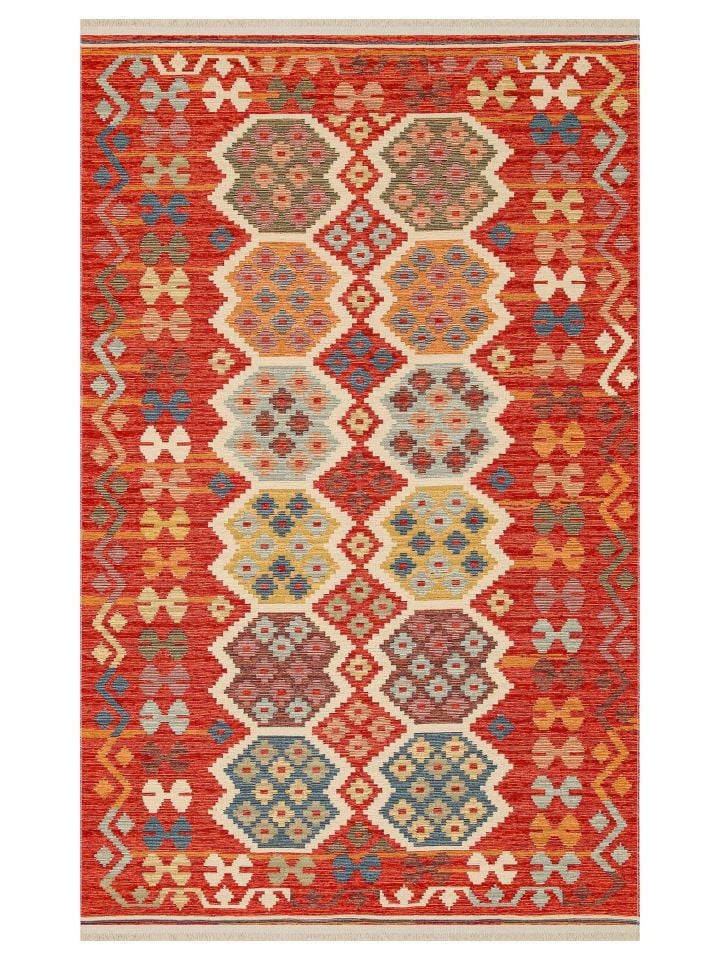 Eva Kilim Çift Taraflı Kullanıma Uygun Yıkanabilir Kilim EH-03