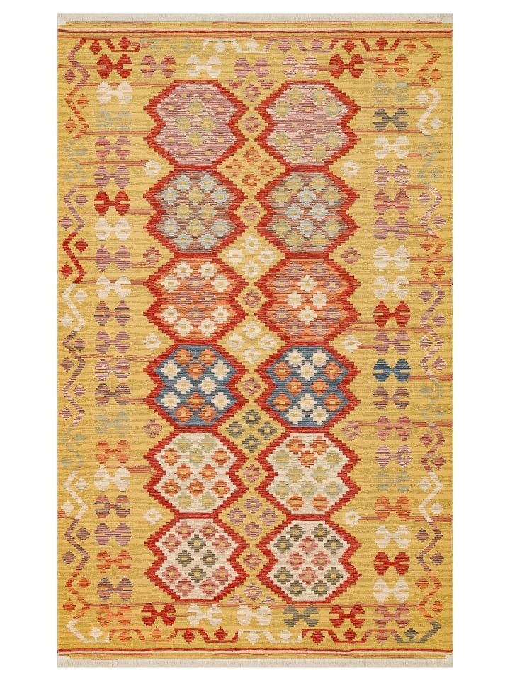 Eva Kilim Çift Taraflı Kullanıma Uygun Yıkanabilir Kilim EH-03