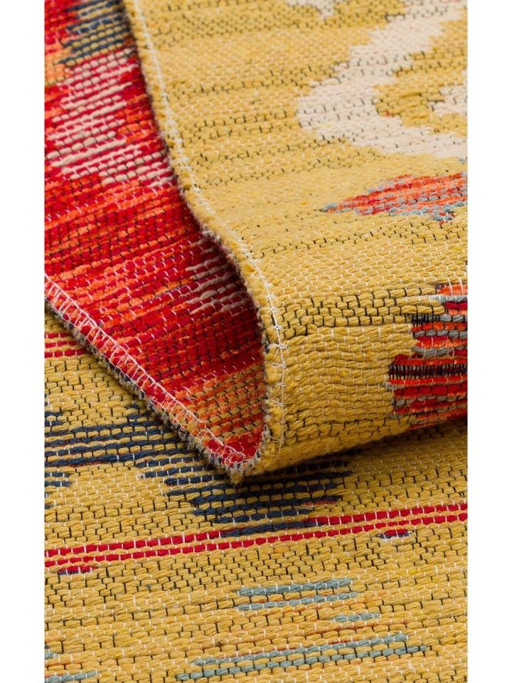 Eva Kilim Çift Taraflı Kullanıma Uygun Yıkanabilir Kilim EH-03