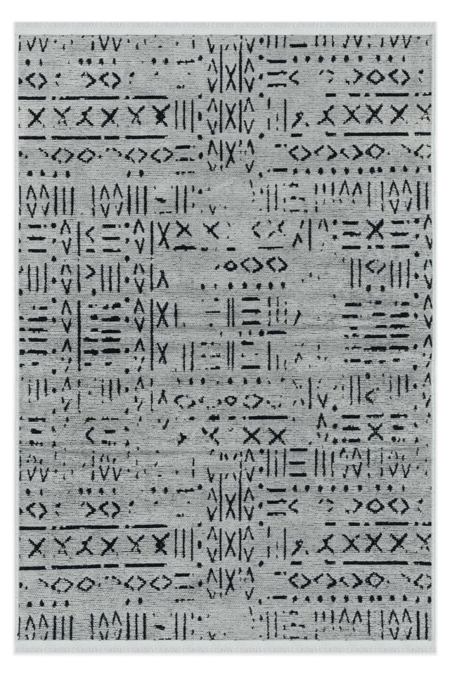 Mercan Serisi Gri Renk Makinede Yıkanabilir Kilim GH-8432