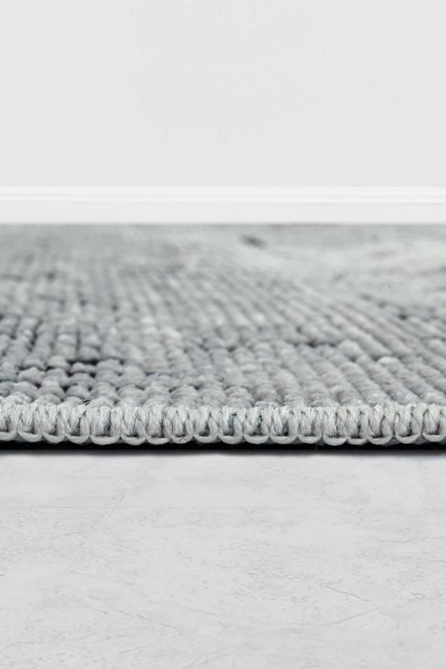 Mercan Serisi Gri Renk Makinede Yıkanabilir Kilim GH-8432