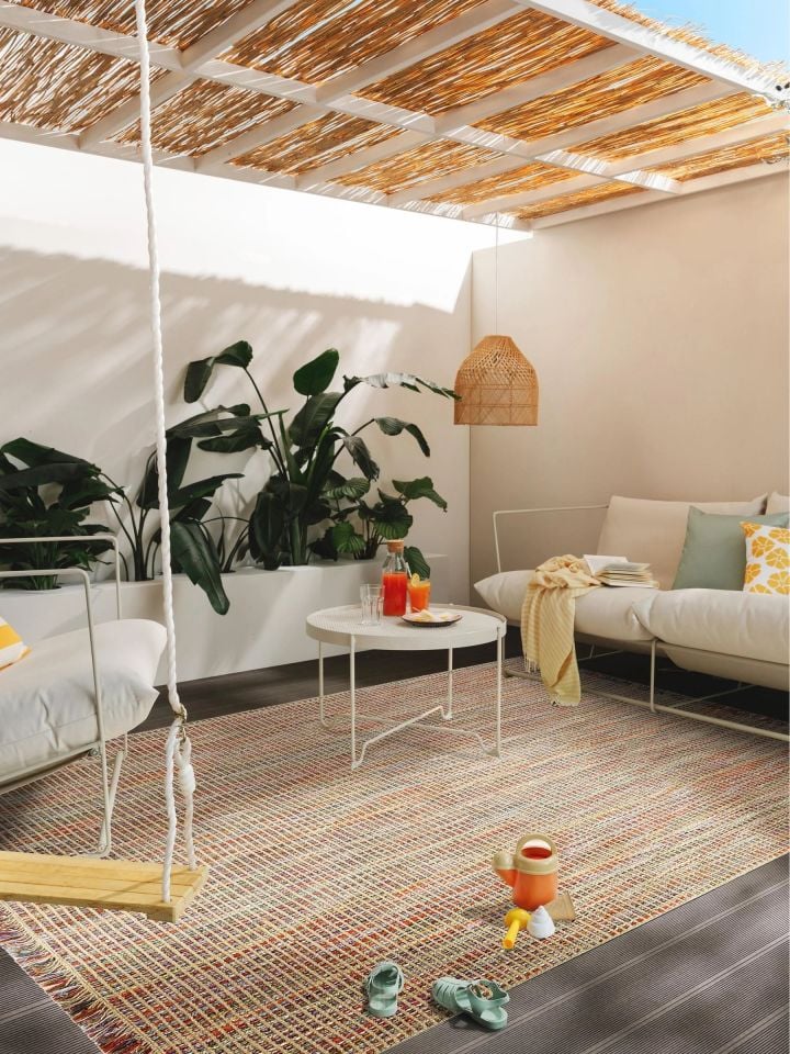 Siena Serisi Multi Renk Jüt El Dokuma Halı NX-1726