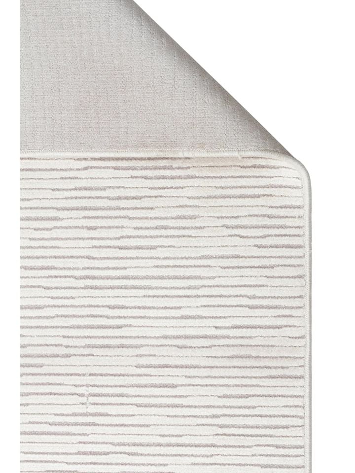 Aura Serisi Yüksek-Alçak Rölyef Dokulu %100 Viskon Gri Renk Modern Halı NX-3673