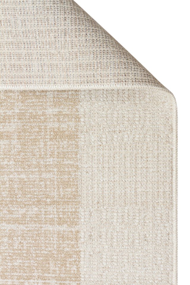 Soul Serisi Yumuşak Dokulu Krem/Bej Renk Modern Halı EH-2038