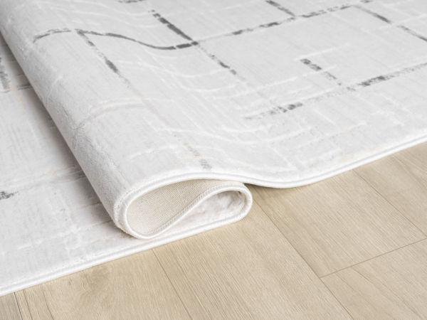 Verona Serisi Gri Renk Akrilik Makine Halısı SH-5118G