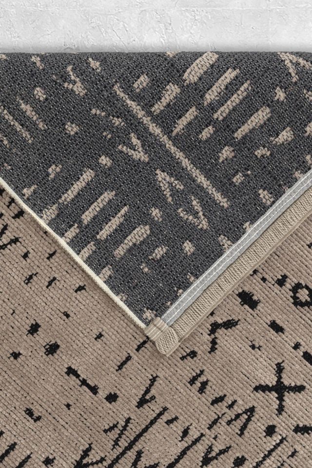 Mercan Serisi Vizon Renk Makinede Yıkanabilir Kilim GH-8434