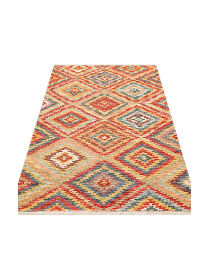Eva Kilim Çift Taraflı Kullanıma Uygun Yıkanabilir Kilim EH-07