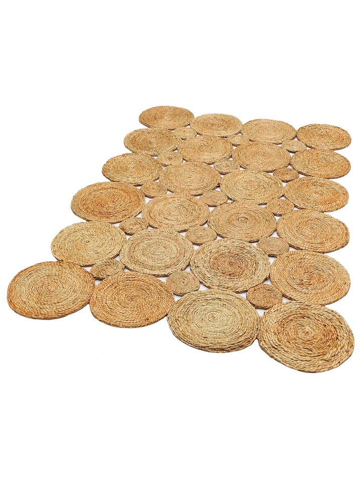 Siena Serisi Bej Renk Jüt El Dokuma Halı NX-1732