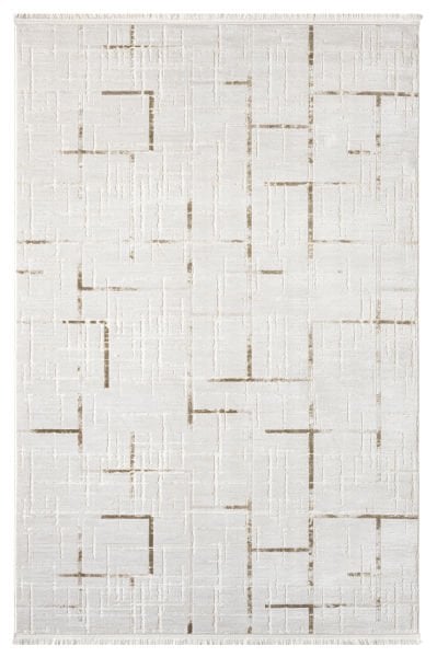 Verona Serisi Bej Renk Akrilik Makine Halısı SH-5118K