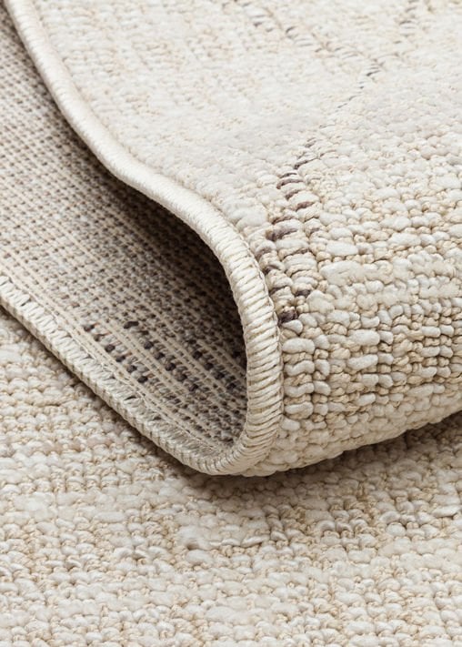 Soul Serisi Yumuşak Dokulu Krem/Gri Renk Modern Halı EH-2041