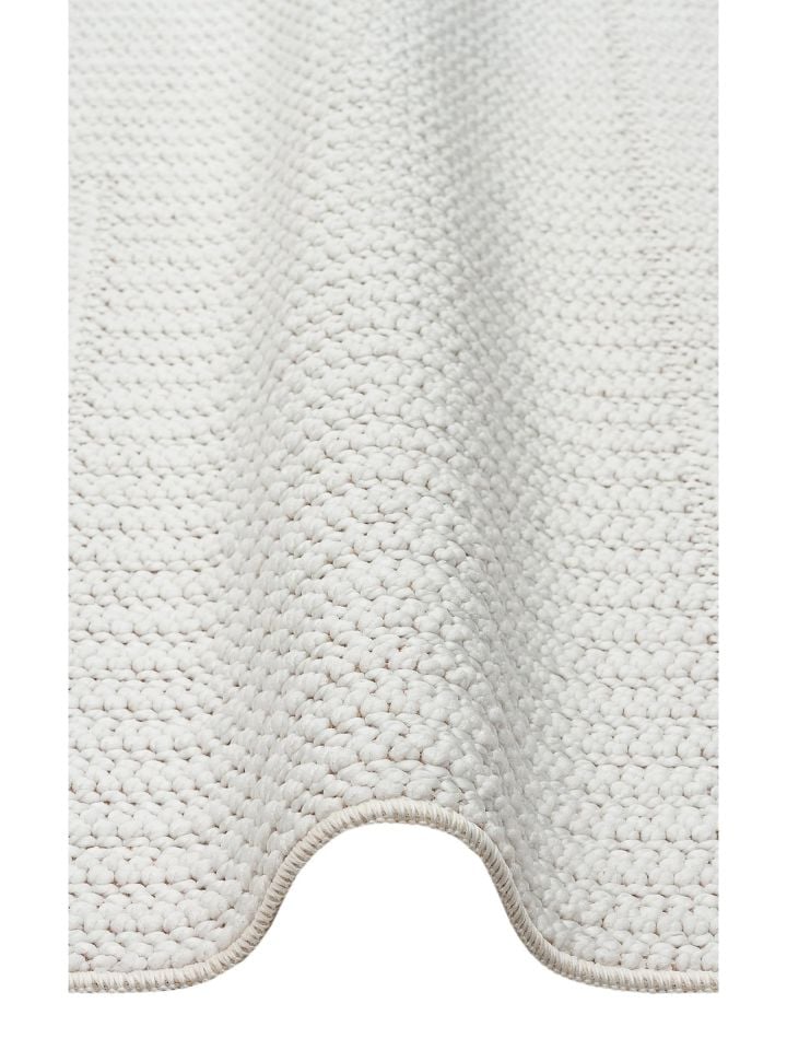 Clam Serisi Bukle Dokuma Modern Ekru Renk Halı EH-5408