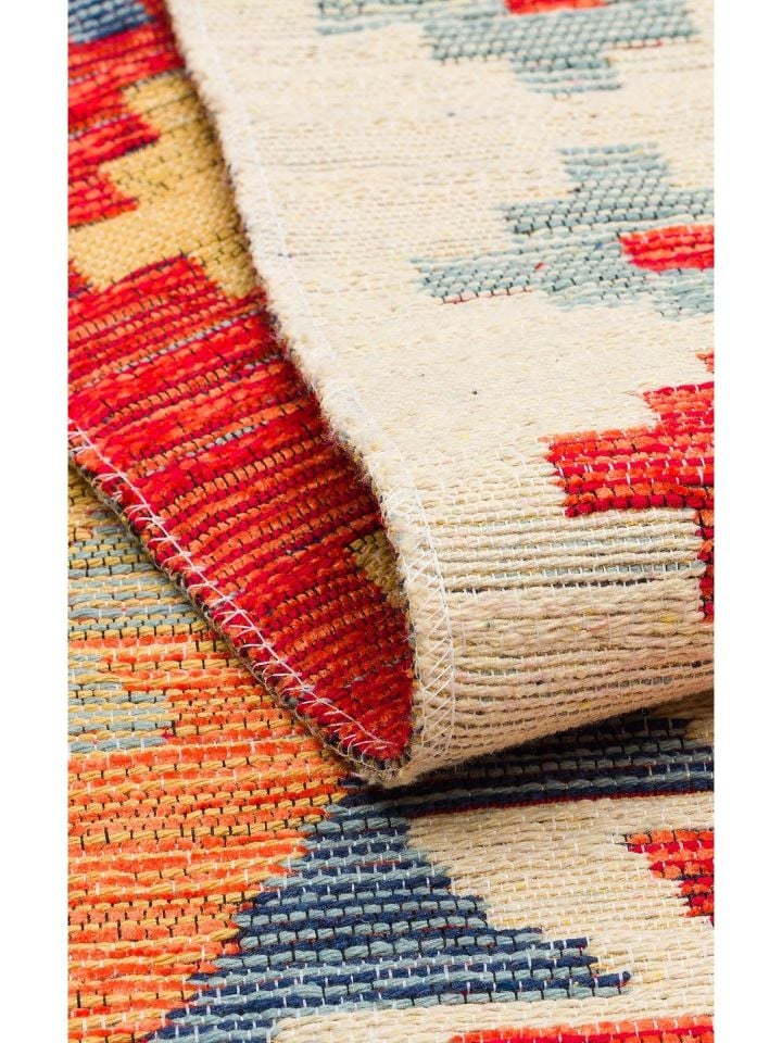 Eva Kilim Çift Taraflı Kullanıma Uygun Yıkanabilir Kilim EH-09