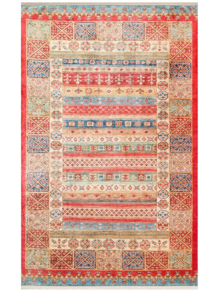 Luna Serisi Multi Renk Makinede Yıkanabilir Halı EH-0266